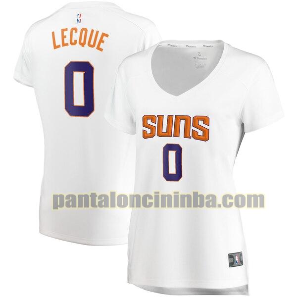 Maglia Donna basket Jalen Lecque 0 Phoenix Suns Bianco association edition