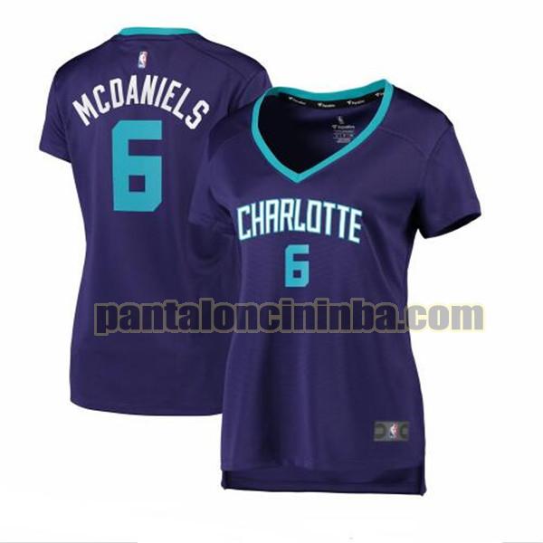 Maglia Donna basket Jalen McDaniels 6 Charlotte Hornets Porpora statement edition