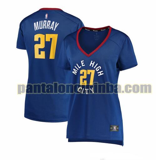 Maglia Donna basket Jamal Murray 27 Denver Nuggets Blu statement edition