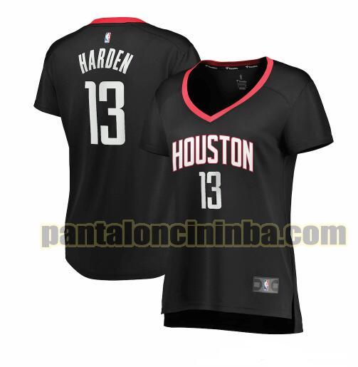 Maglia Donna basket James Harden 13 Houston Rockets Nero statement edition