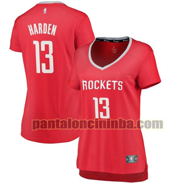 Maglia Donna basket James Harden 13 Houston Rockets Rosso Iconico