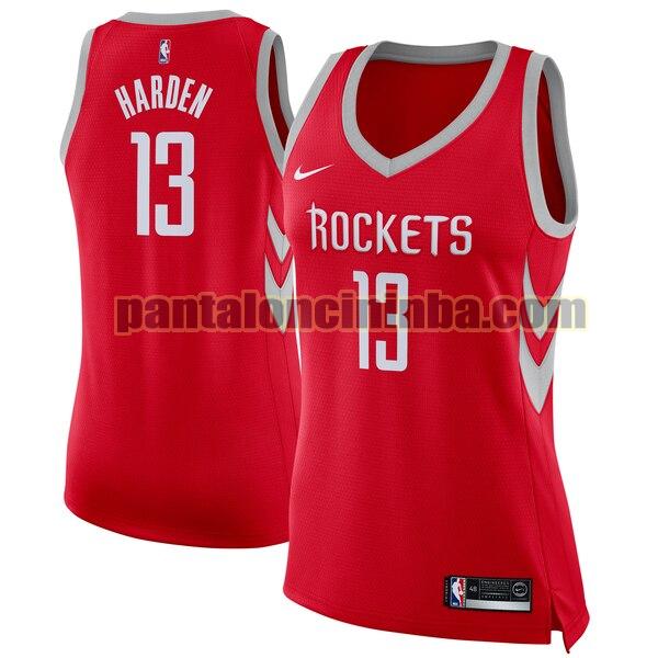 Maglia Donna basket James Harden 13 Houston Rockets Rosso Nike icon edition