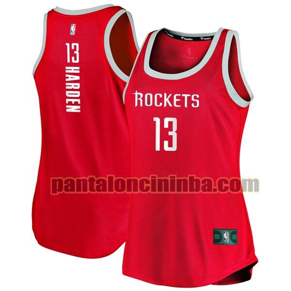 Maglia Donna basket James Harden 13 Houston Rockets Rosso icon edition