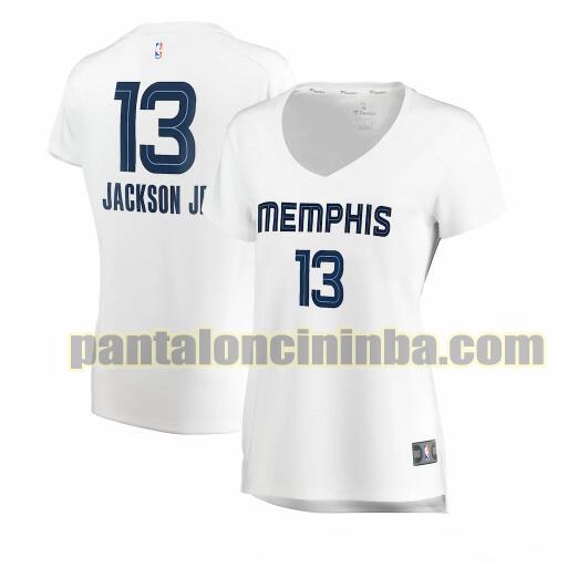 Maglia Donna basket Jaren Jackson Jr. 13 Memphis Grizzlies Bianco association edition