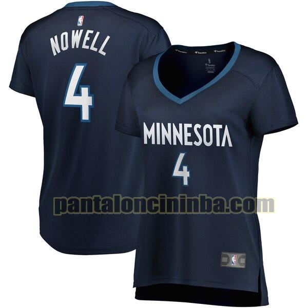 Maglia Donna basket Jaylen Nowell 4 Minnesota Timberwolves Armada icon edition