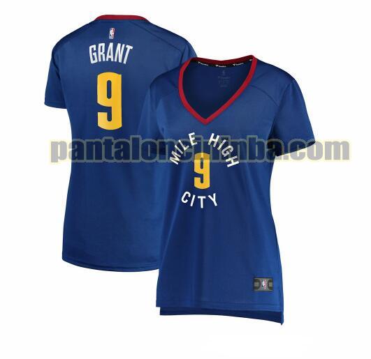 Maglia Donna basket Jerami Grant 9 Denver Nuggets Blu statement edition