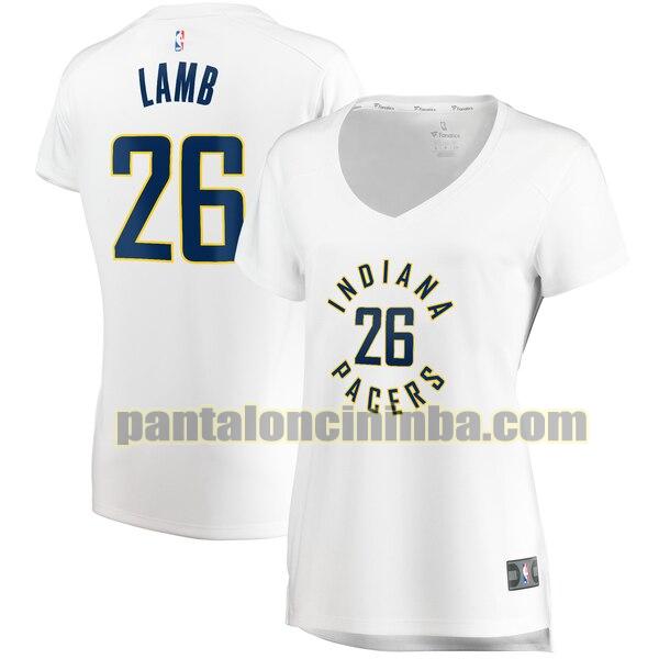 Maglia Donna basket Jeremy Lamb 26 Indiana Pacers Bianco association edition