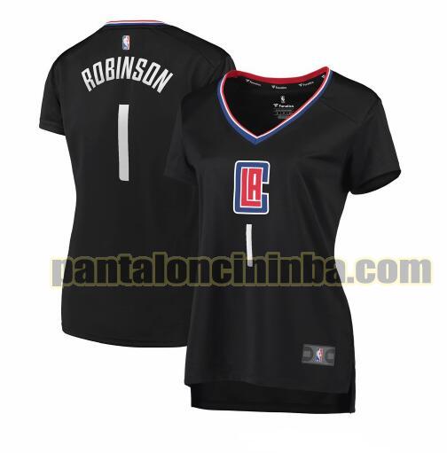 Maglia Donna basket Jerome Robinson 1 Los Angeles Clippers Nero statement edition