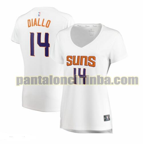 Maglia Donna basket Jevon Carter 14 Phoenix Suns Bianco association edition