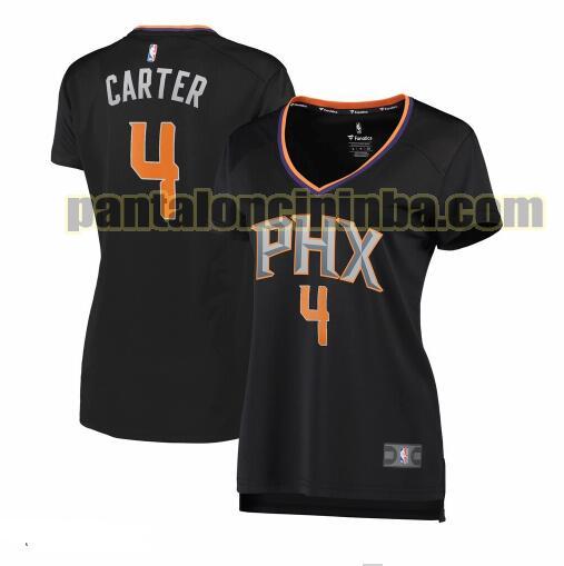 Maglia Donna basket Jevon Carter 4 Phoenix Suns Nero statement edition