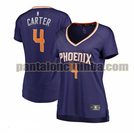 Maglia Donna basket Jevon Carter 4 Phoenix Suns Porpora icon edition