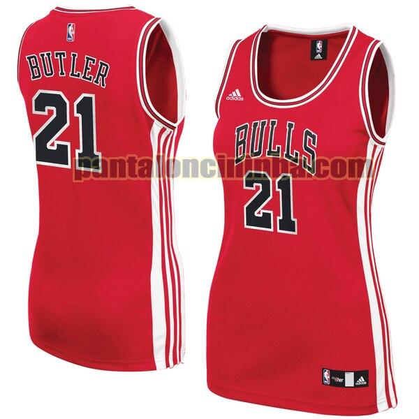 Maglia Donna basket Jimmy Butler 21 Chicago Bulls Rosso Replica