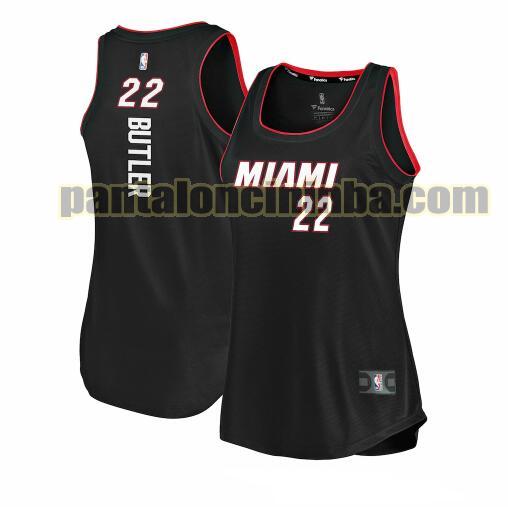 Maglia Donna basket Jimmy Butler 22 Miami Heat Nero 2019-2020 icon edition