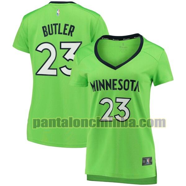 Maglia Donna basket Jimmy Butler 23 Minnesota Timberwolves Verde statement edition