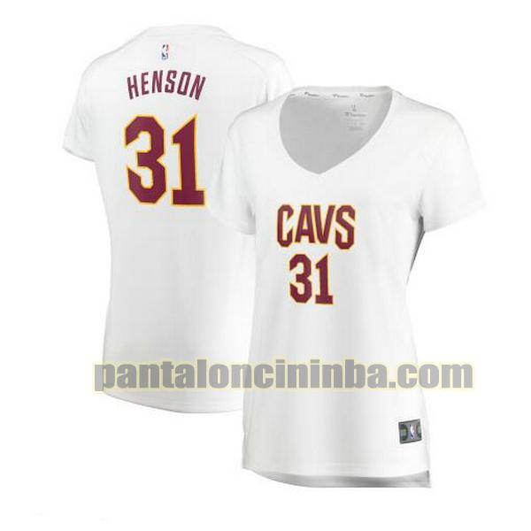 Maglia Donna basket John Henson 31 Cleveland Cavaliers Bianco association edition