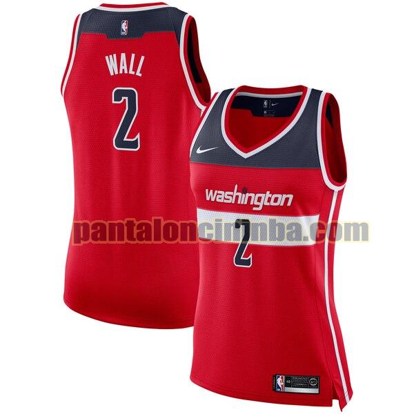 Maglia Donna basket John Wall 2 Washington Wizards Rosso Nike icon edition