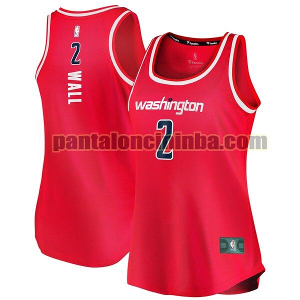 Maglia Donna basket John Wall 2 Washington Wizards Rosso clasico