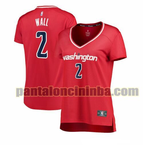 Maglia Donna basket John Wall 2 Washington Wizards Rosso icon edition