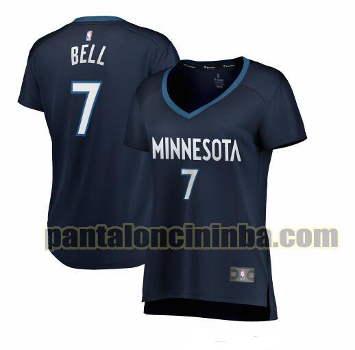 Maglia Donna basket Jordan Bell 7 Minnesota Timberwolves Armada icon edition