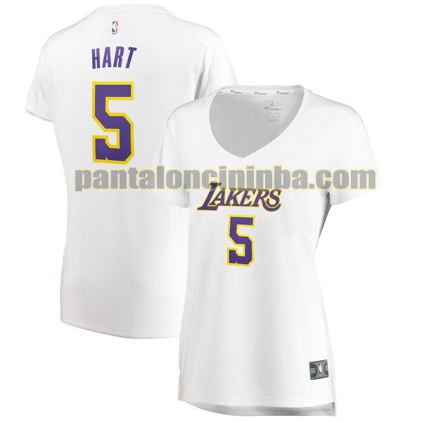 Maglia Donna basket Josh Hart 5 Los Angeles Lakers Bianco association edition