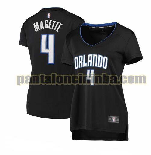 Maglia Donna basket Josh Magette 4 Orlando Magic Nero icon edition