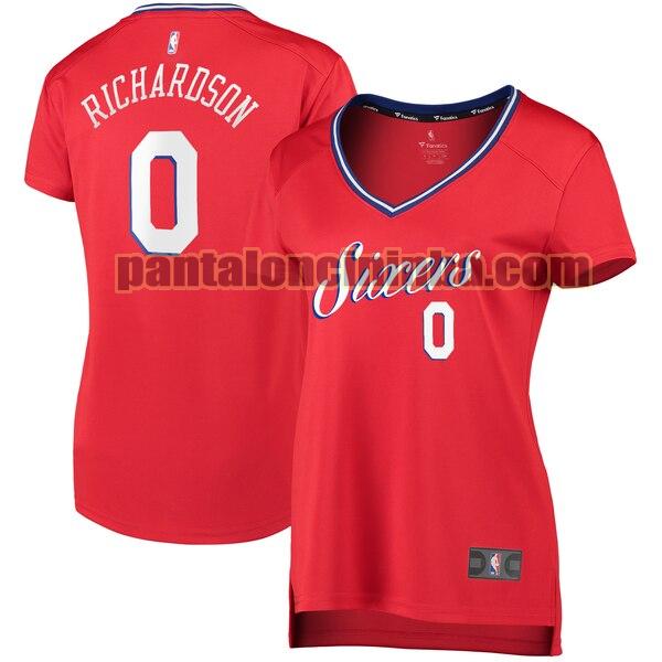 Maglia Donna basket Josh Richardson 0 Philadelphia 76ers Rosso statement edition