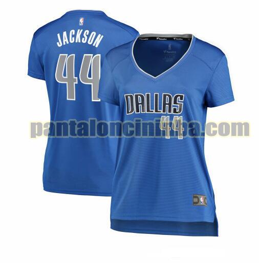 Maglia Donna basket Justin Jackson 44 Dallas Mavericks Blu icon edition