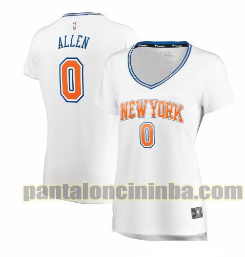 Maglia Donna basket Kadeem Allen 0 New York Knicks Bianco statement edition