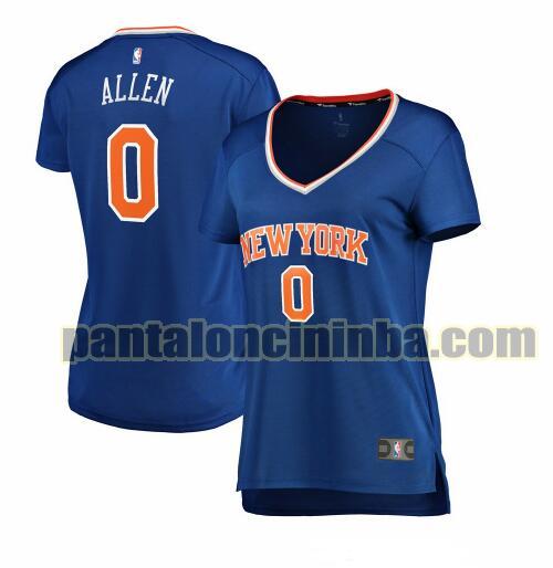 Maglia Donna basket Kadeem Allen 0 New York Knicks Blu icon edition