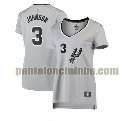 Maglia Donna basket Keldon Johnson 3 San Antonio Spurs Rosso statement edition