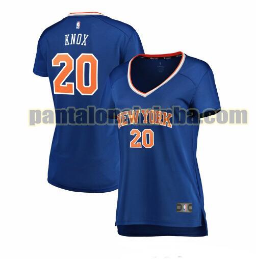 Maglia Donna basket Kevin Knox 20 New York Knicks Blu icon edition