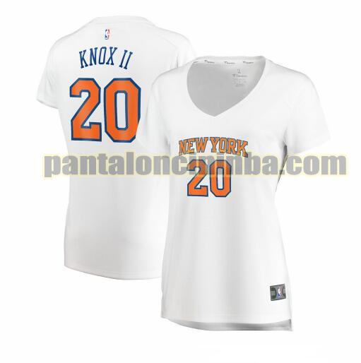 Maglia Donna basket Kevin Knox II 20 New York Knicks Bianco association edition