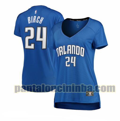 Maglia Donna basket Khem Birch 24 Orlando Magic Blu icon edition