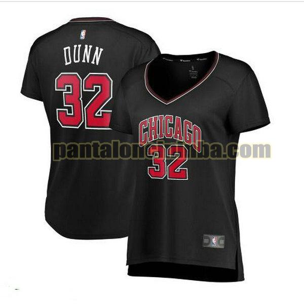 Maglia Donna basket Kris Dunn 32 Chicago Bulls Nero statement edition