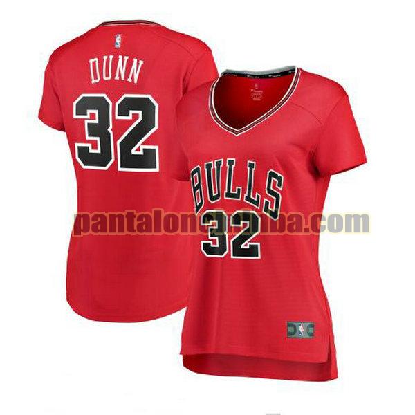 Maglia Donna basket Kris Dunn 32 Chicago Bulls Rosso icon edition