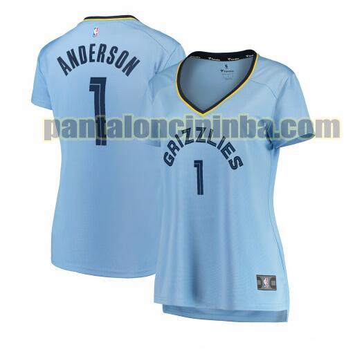 Maglia Donna basket Kyle Anderson 1 Memphis Grizzlies Blu statement edition