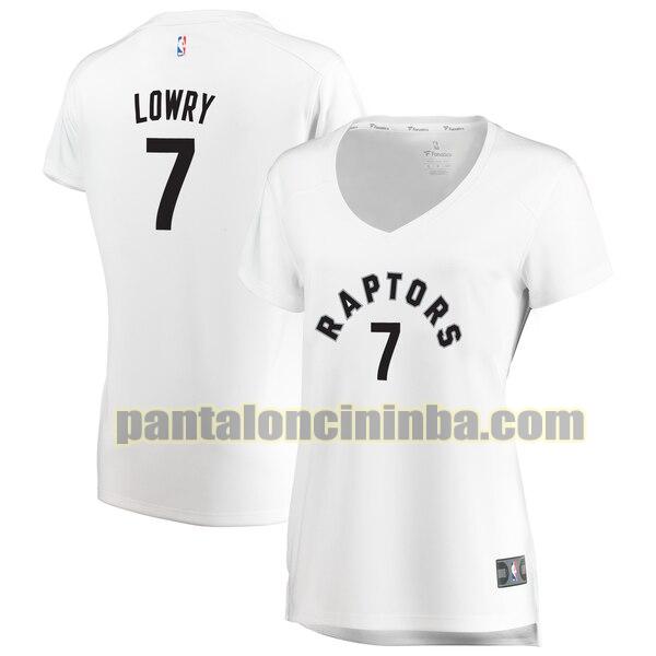 Maglia Donna basket Kyle Lowry 7 Toronto Raptors Bianco association edition