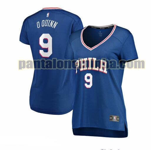 Maglia Donna basket Kyle O'Quinn 9 Philadelphia 76ers Blu icon edition