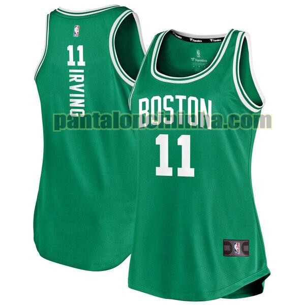 Maglia Donna basket Kyrie Irving 11 Boston Celtics Verde icon edition
