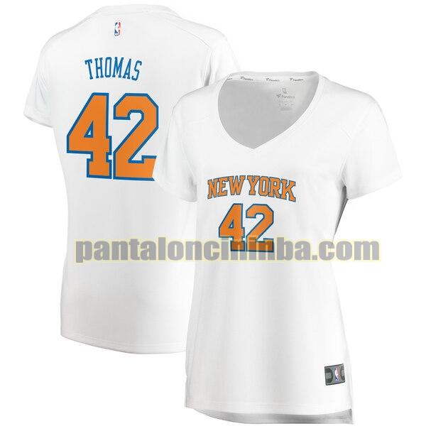 Maglia Donna basket Lance Thomas 42 New York Knicks Bianco association edition