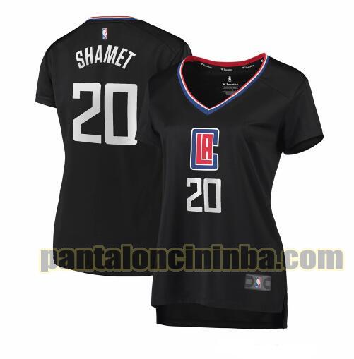 Maglia Donna basket Landry Shamet 20 Los Angeles Clippers Nero statement edition