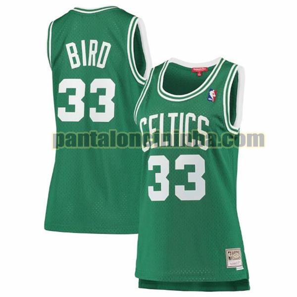 Maglia Donna basket Larry Bird 33 Boston Celtics Verde hardwood classics