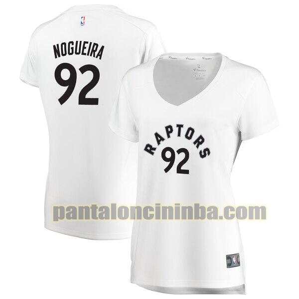 Maglia Donna basket Lucas Nogueira 92 Toronto Raptors Bianco association edition