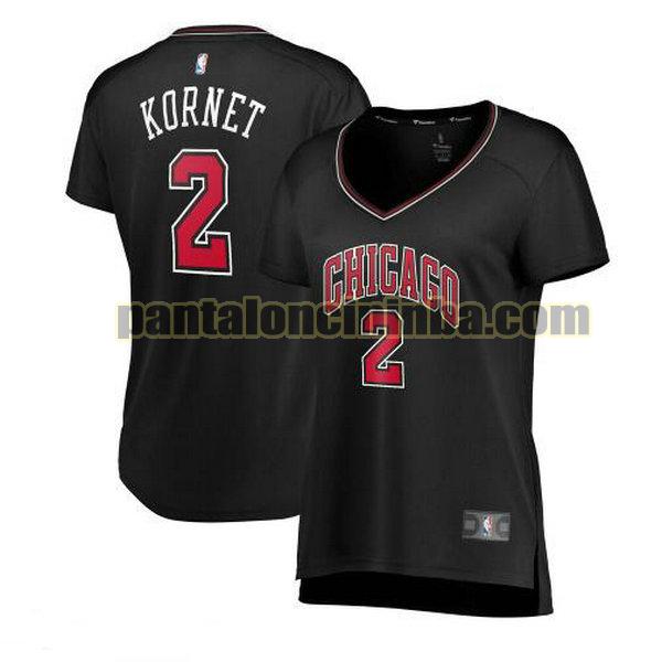 Maglia Donna basket Luke Kornet 2 Chicago Bulls Nero statement edition