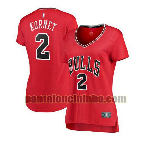 Maglia Donna basket Luke Kornet 2 Chicago Bulls Rosso icon edition