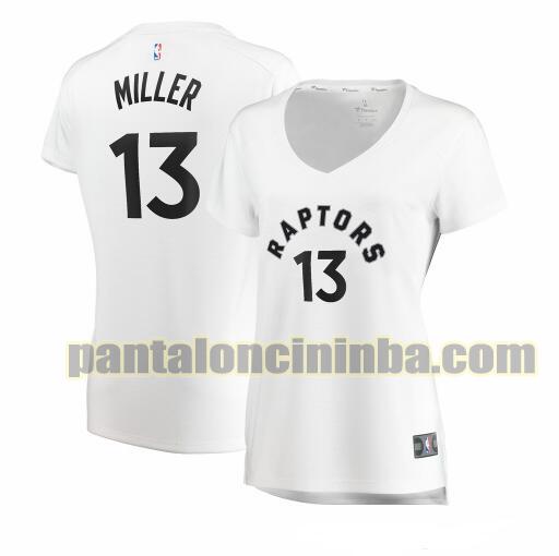Maglia Donna basket Malcolm Miller 13 Toronto Raptors Bianco association edition
