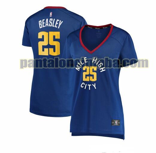 Maglia Donna basket Malik Beasley 25 Denver Nuggets Blu statement edition