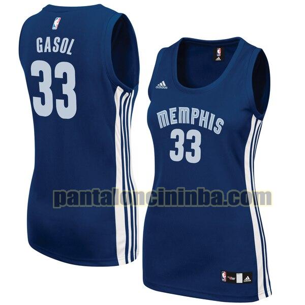 Maglia Donna basket Marc Gasol 33 Memphis Grizzlies Armada Replica