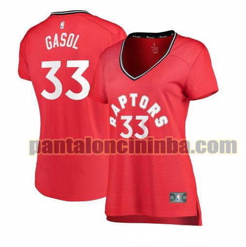 Maglia Donna basket Marc Gasol 33 Toronto Raptors Rosso icon edition