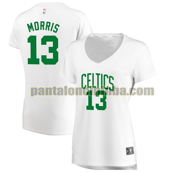 Maglia Donna basket Marcus Morris 13 Boston Celtics Bianco association edition